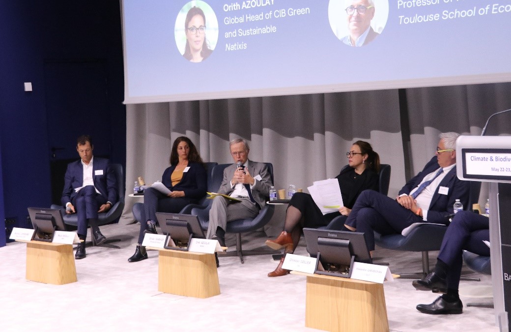 From left: Mathieu Lefebvre, Maud Abdelli, Olivier Garnier, Orith Azoulay and Christian Gollier