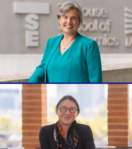 Victoria Barham and Karine Van Der Straeten